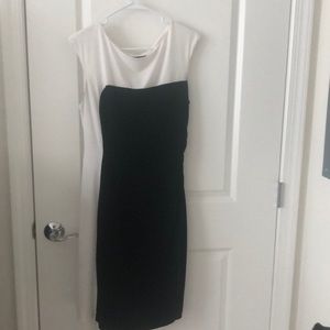Black and white dress